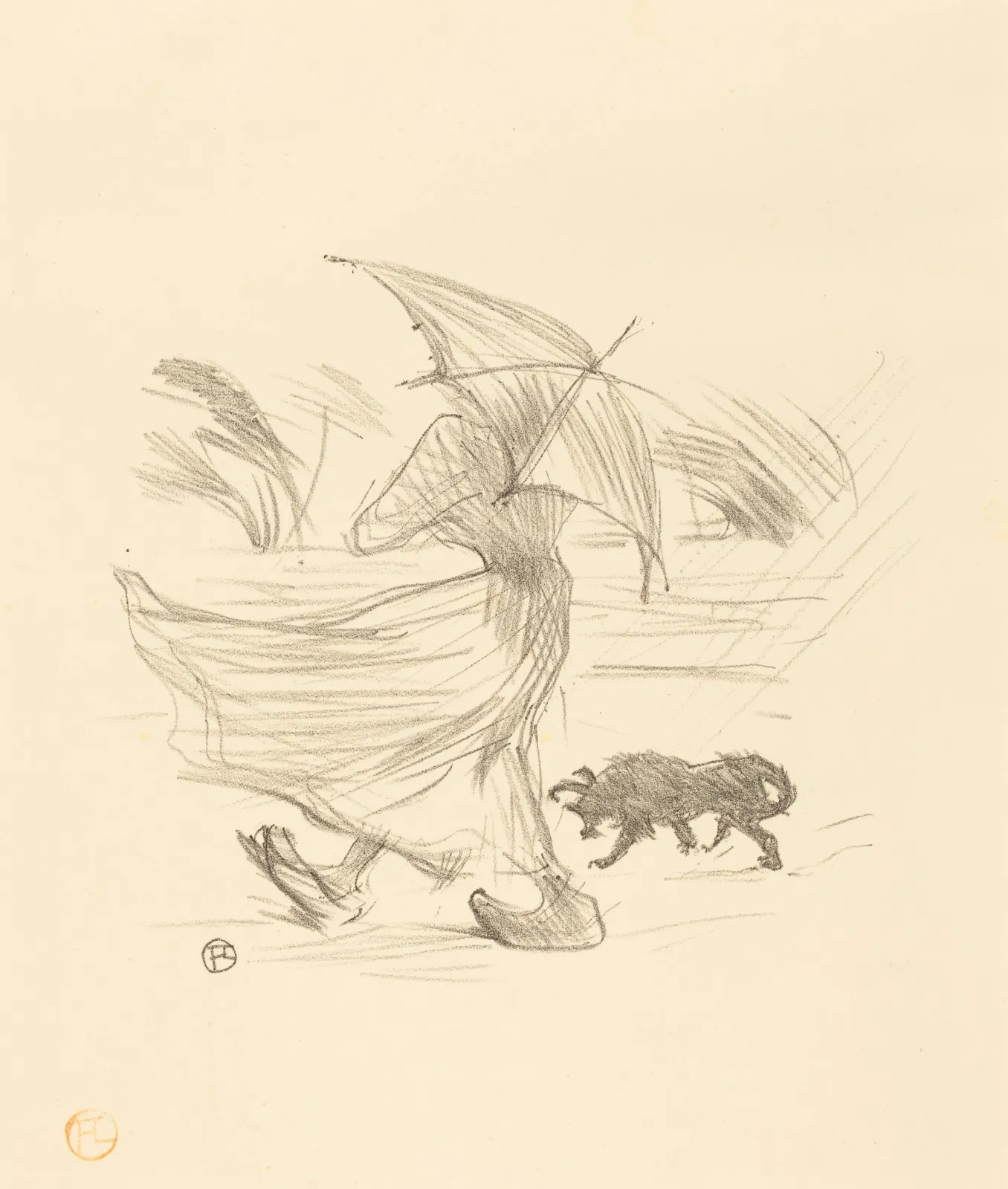 Ce que dit la pluie, Henri de Toulouse-Lautrec