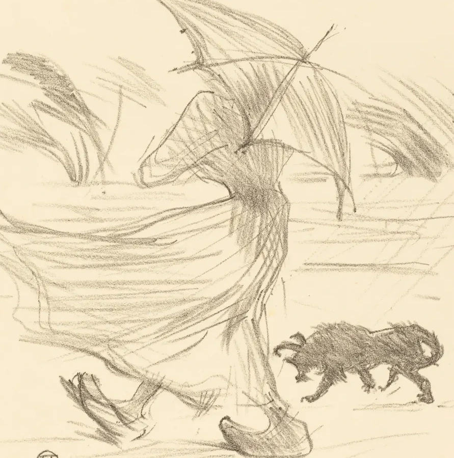 Ce que dit la pluie, Henri de Toulouse-Lautrec