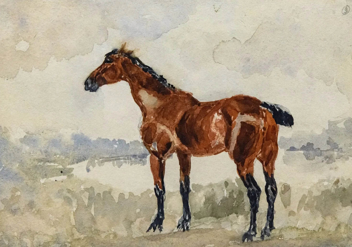 Cheval roux, Henri de Toulouse-Lautrec