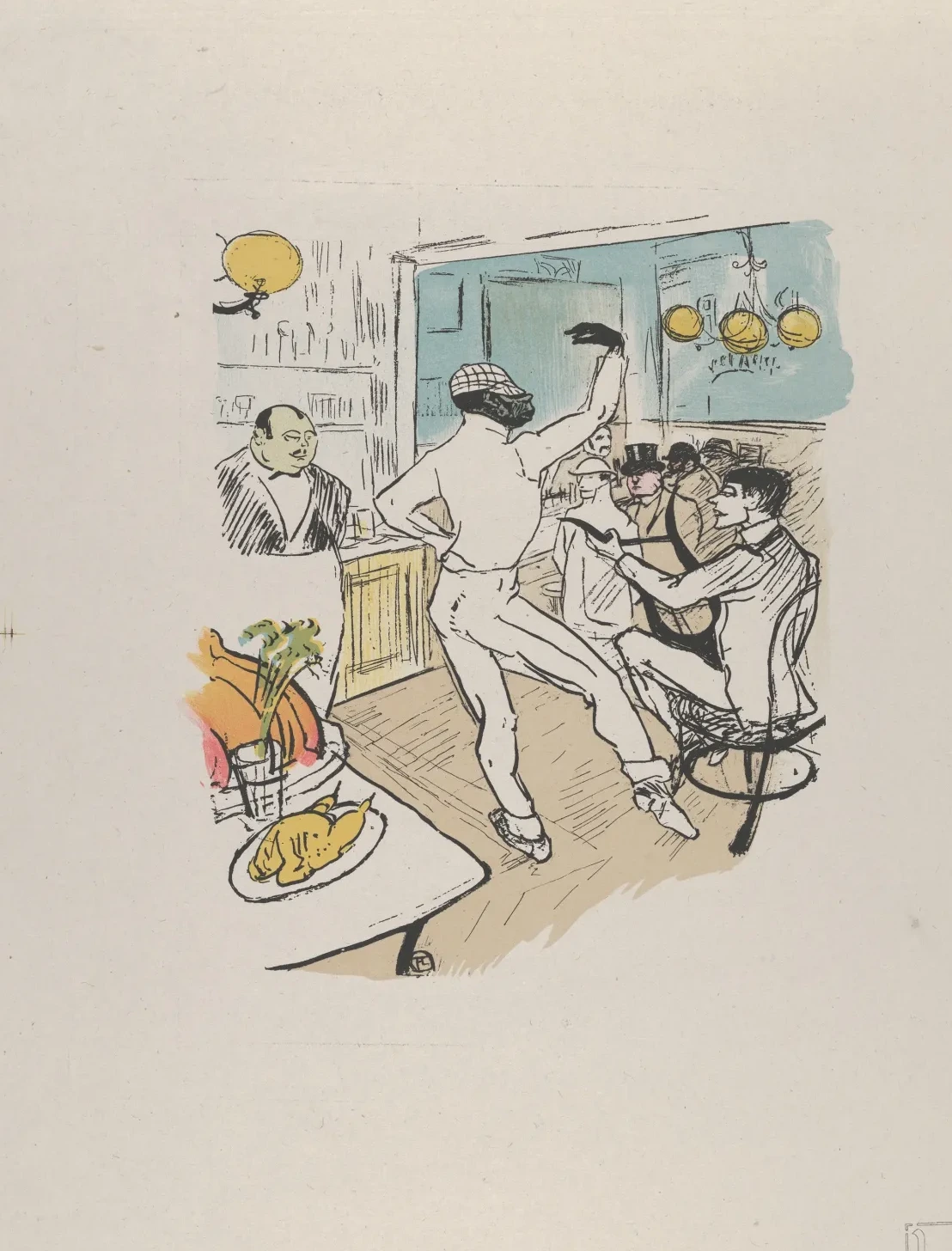 Chocolat Dansant, Henri de Toulouse-Lautrec