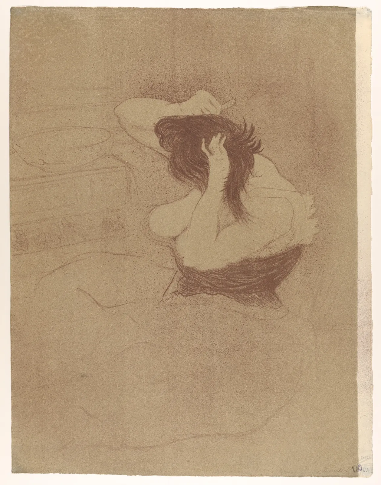 Combing Their Hair, Henri de Toulouse-Lautrec