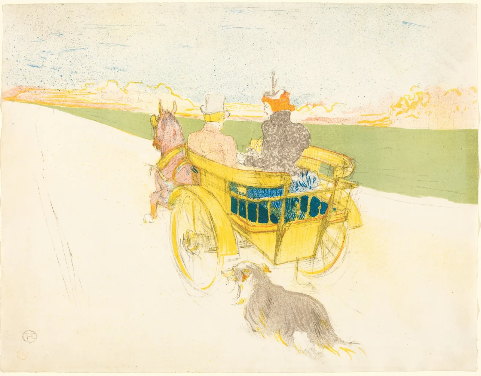 Country Outing (Partie de campagne), Henri de Toulouse-Lautrec