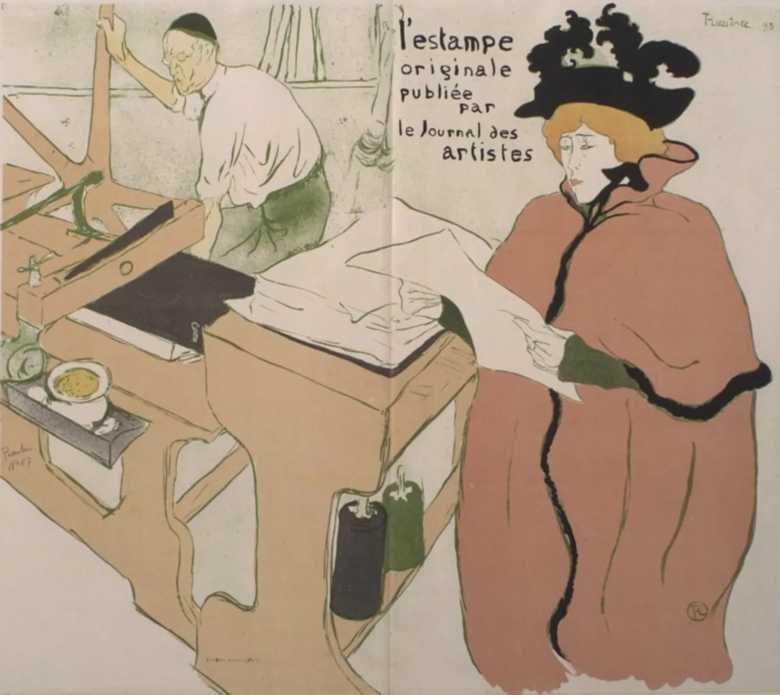 couverture "L'Estampe Originale, Henri de Toulouse-Lautrec