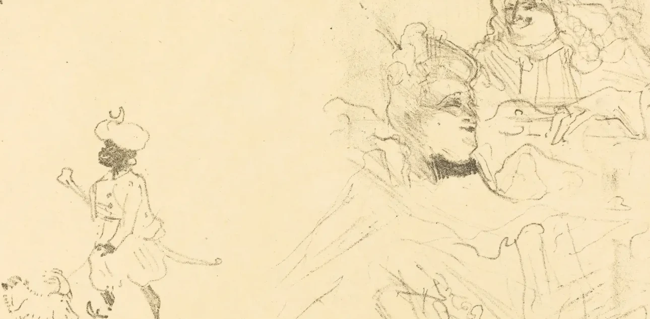 Cover for "L'example de Ninon de Lenclos amoureuse", Henri de Toulouse-Lautrec