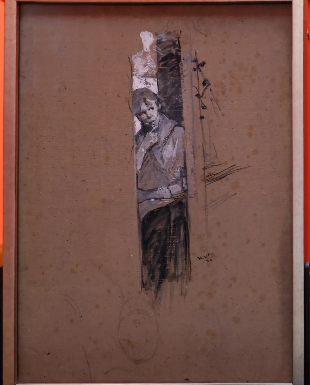 Dans les coulisses (La Pierreuse), Henri de Toulouse-Lautrec
