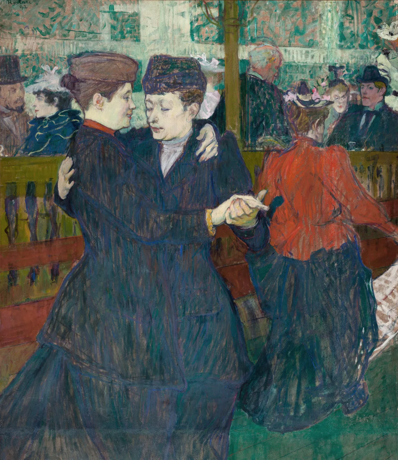 Deux femmes dansant au Moulin-Rouge, Henri de Toulouse-Lautrec