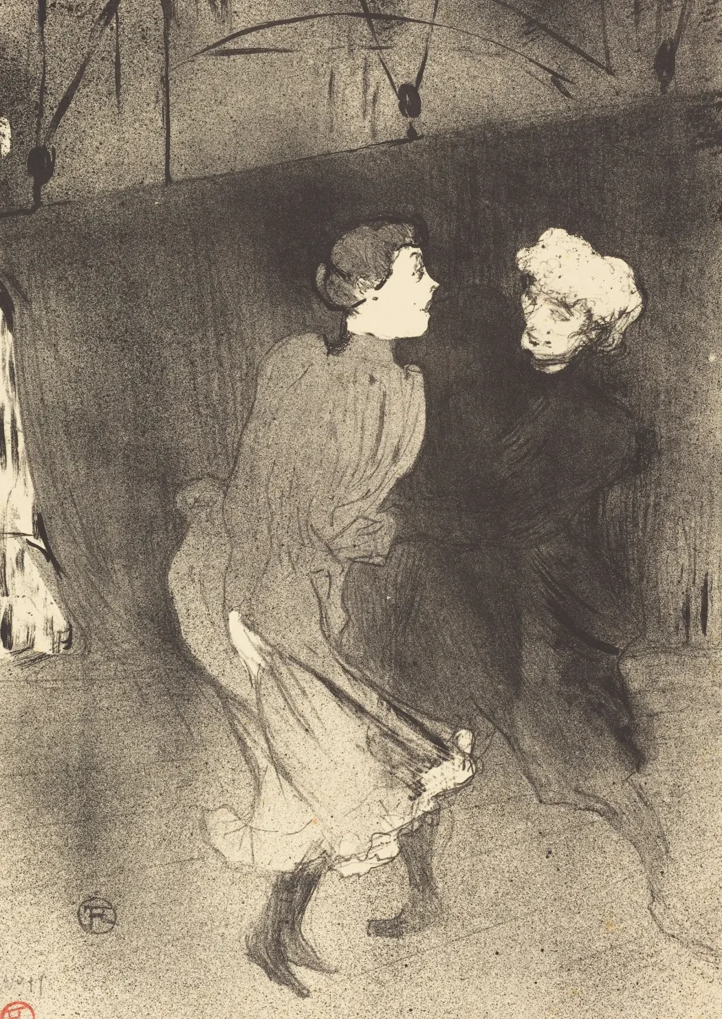 Dress Rehearsal at the Folies-Bergere (Répétition générale aux Folies-Bergère), Henri de Toulouse-Lautrec