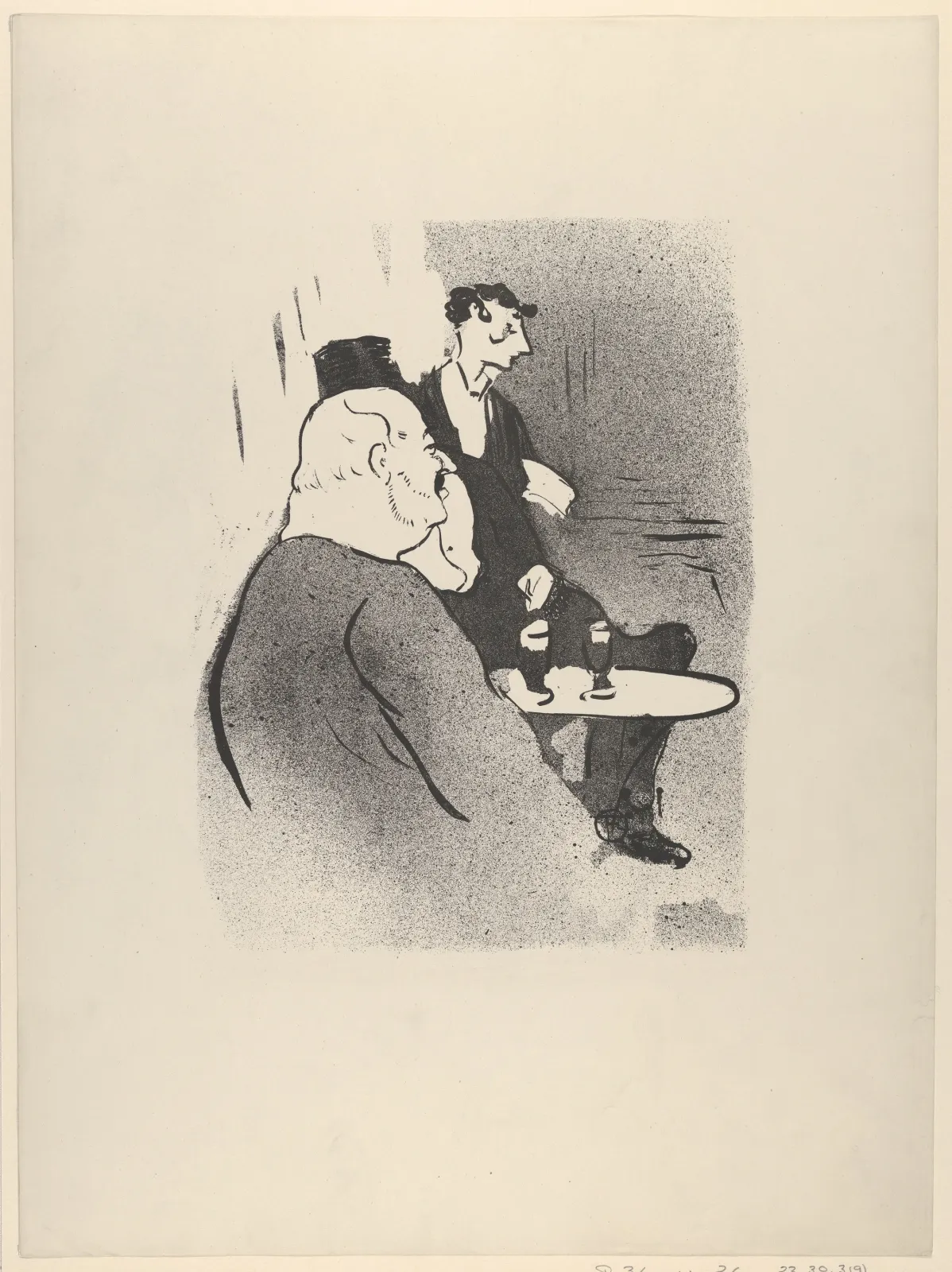 Ducarre at Les Ambassadeurs (from Le Café Concert), Henri de Toulouse-Lautrec