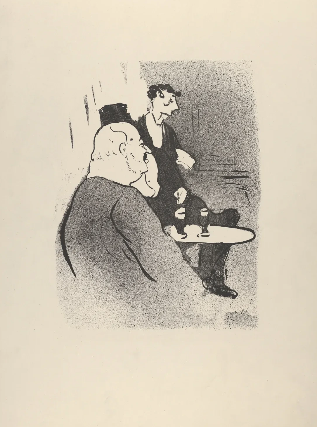 Ducarre at Les Ambassadeurs (from Le Café Concert), Henri de Toulouse-Lautrec
