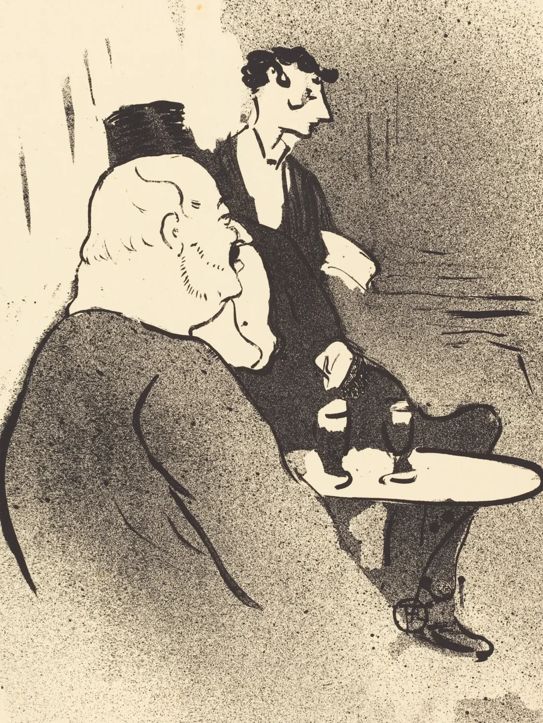 Ducarre at the Ambassadeurs (Ducarre aux ambassadeurs), Henri de Toulouse-Lautrec