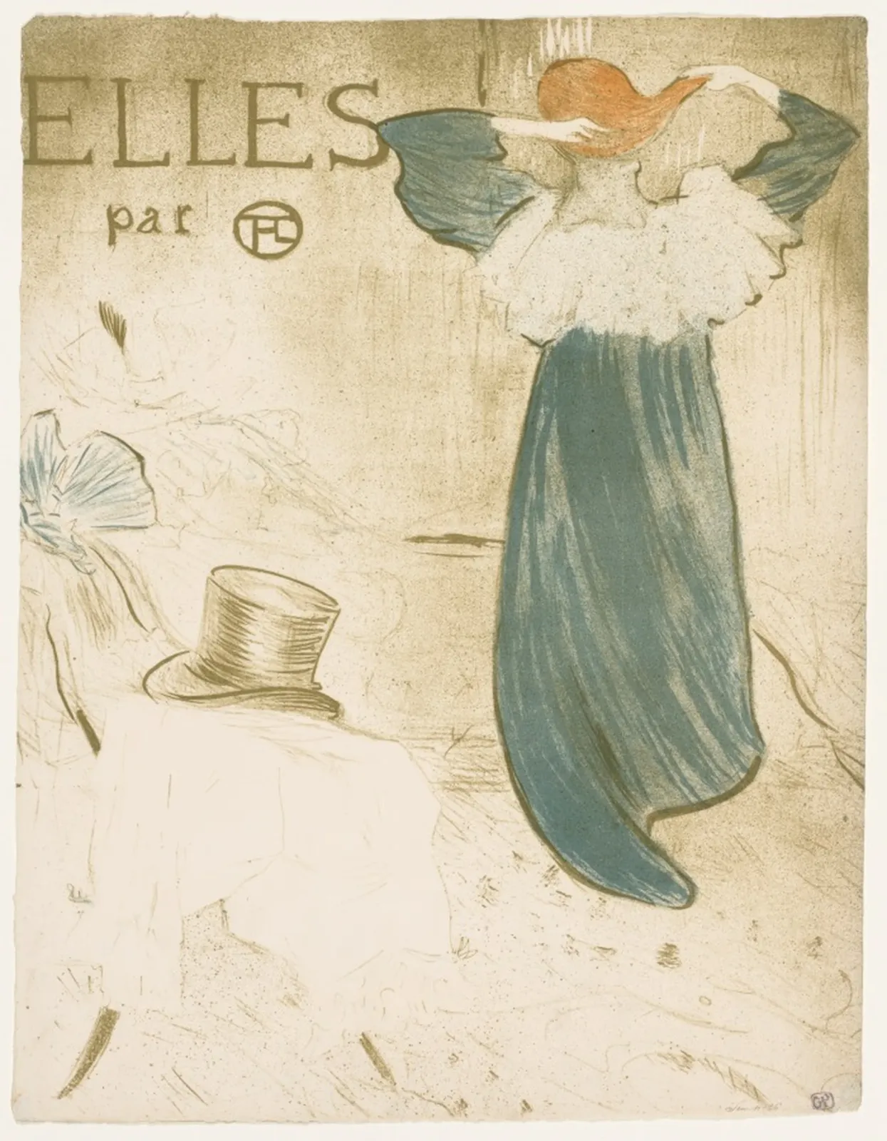 Elles: Frontispiece, Henri de Toulouse-Lautrec