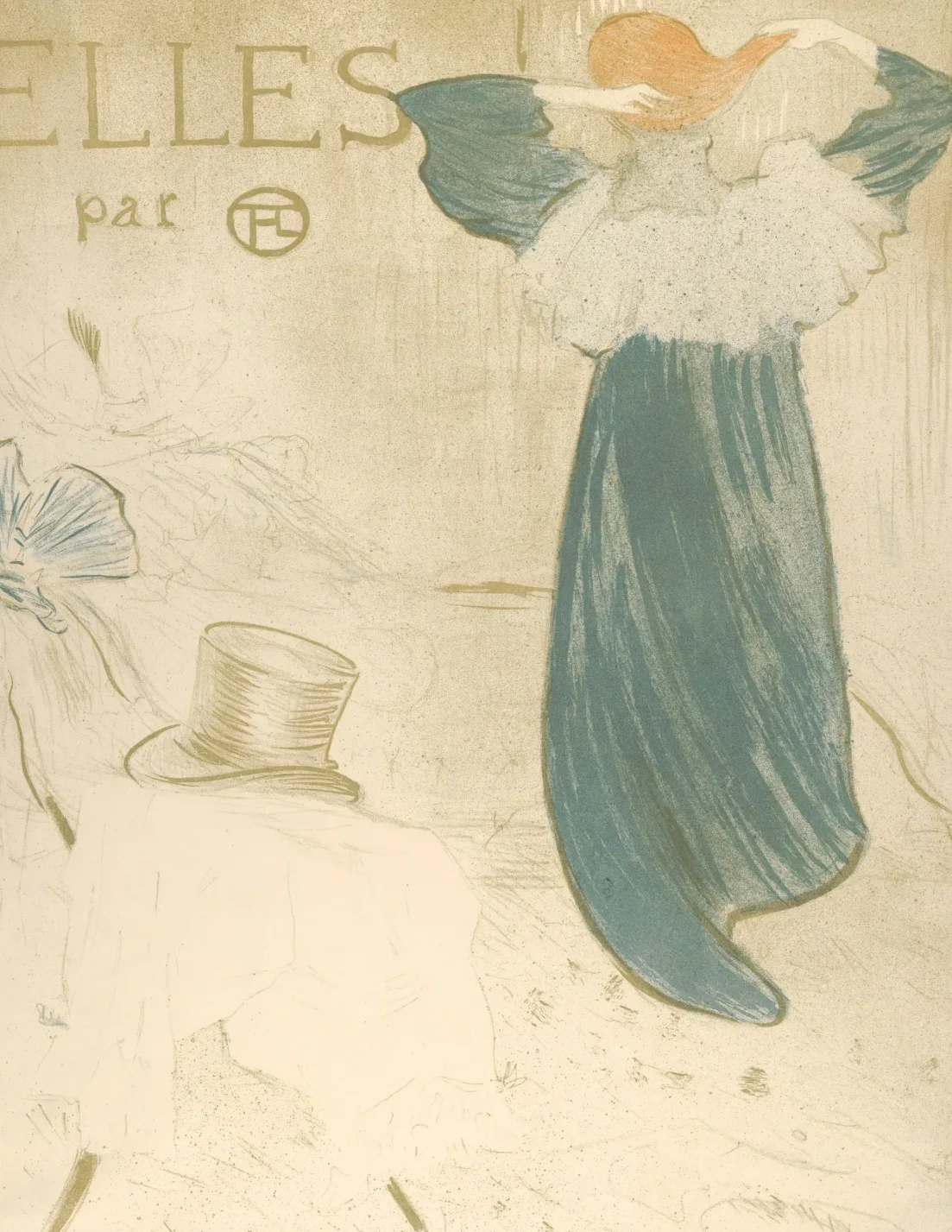 Elles (portfolio cover), Henri de Toulouse-Lautrec