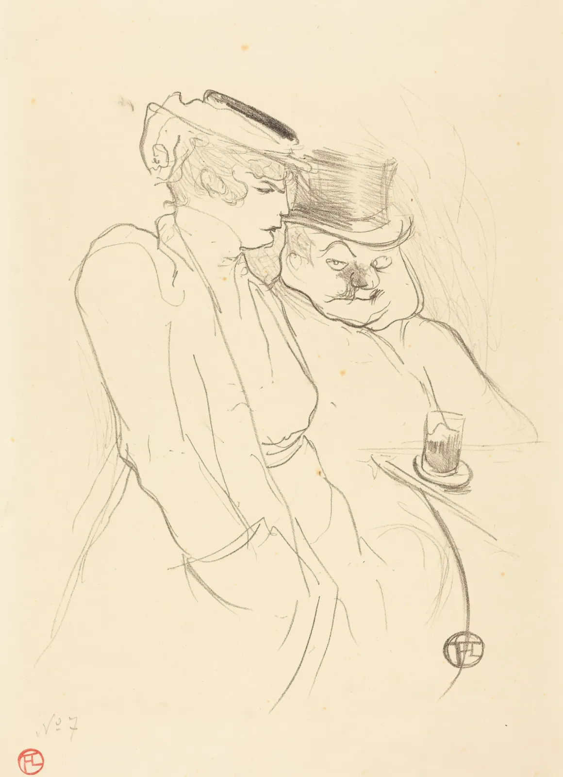 En quarante, Henri de Toulouse-Lautrec