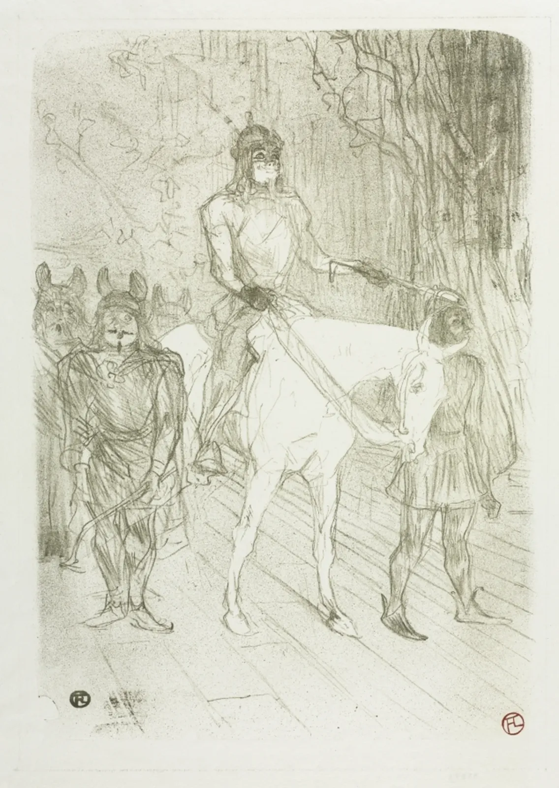 Entrée de Brasseur, dans Chilpéric, Henri de Toulouse-Lautrec