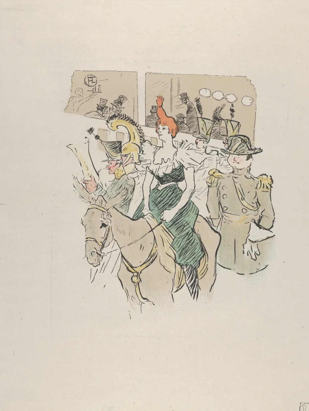 Entrée de Cha-u-Kao, from Le Rire, No. 67, 15 February 1896, Henri de Toulouse-Lautrec