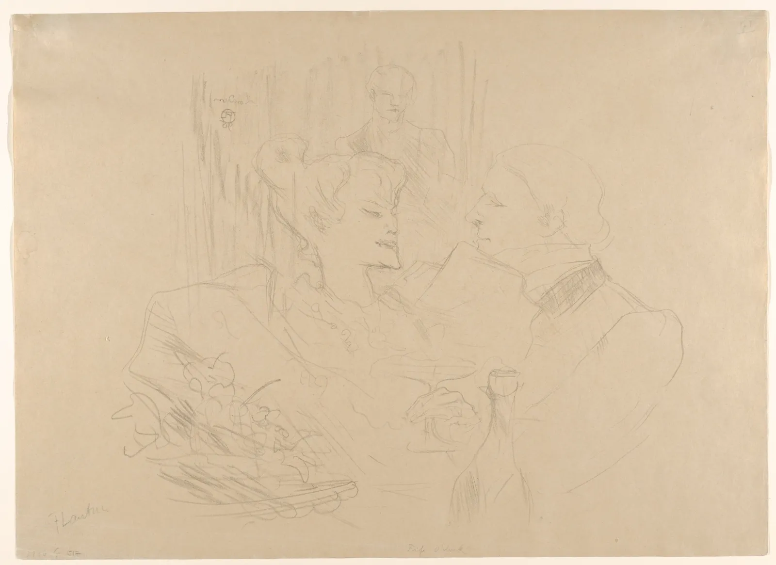 Five O'Clock: Supper in London, Henri de Toulouse-Lautrec