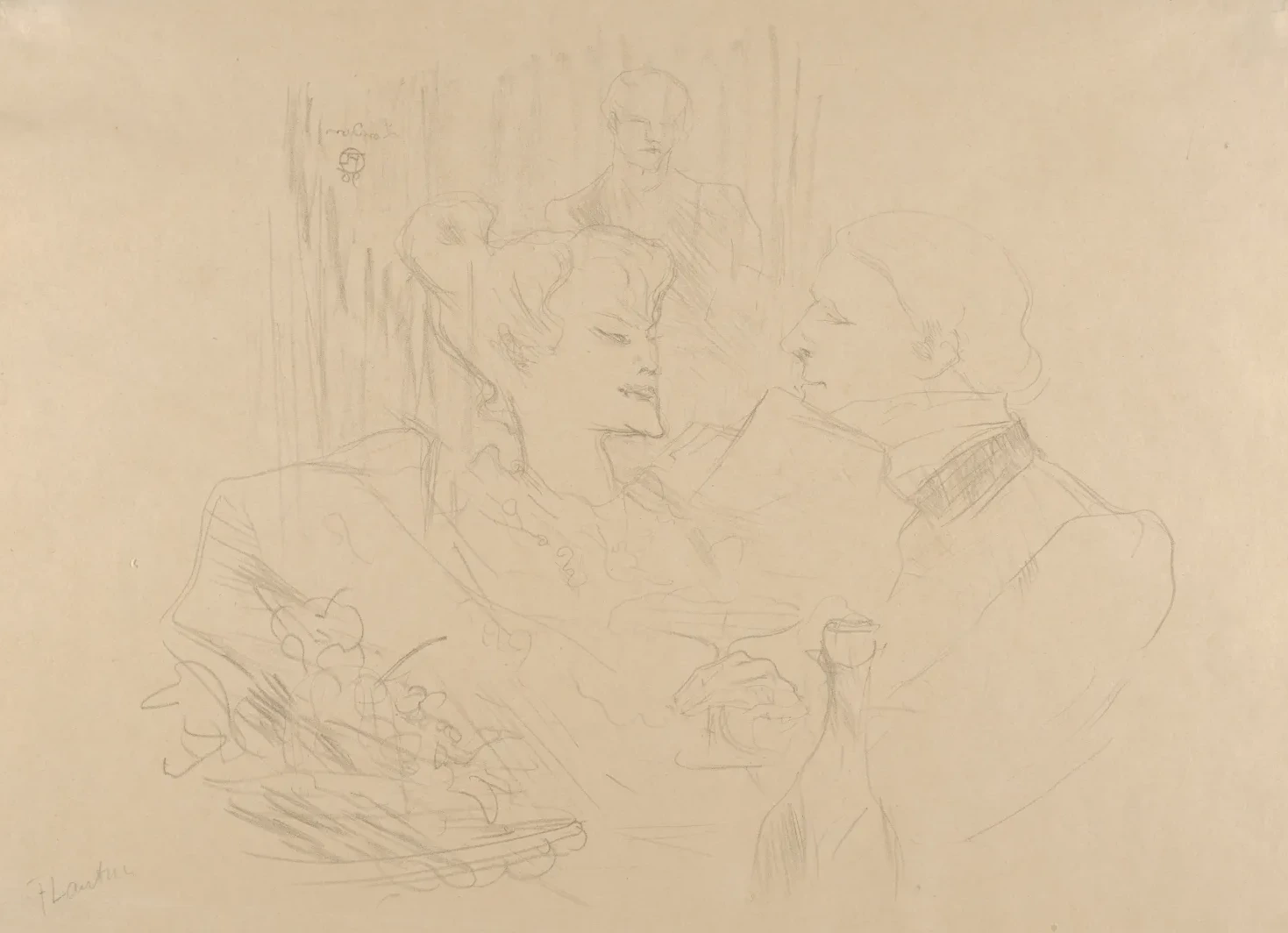 Five O'Clock: Supper in London, Henri de Toulouse-Lautrec
