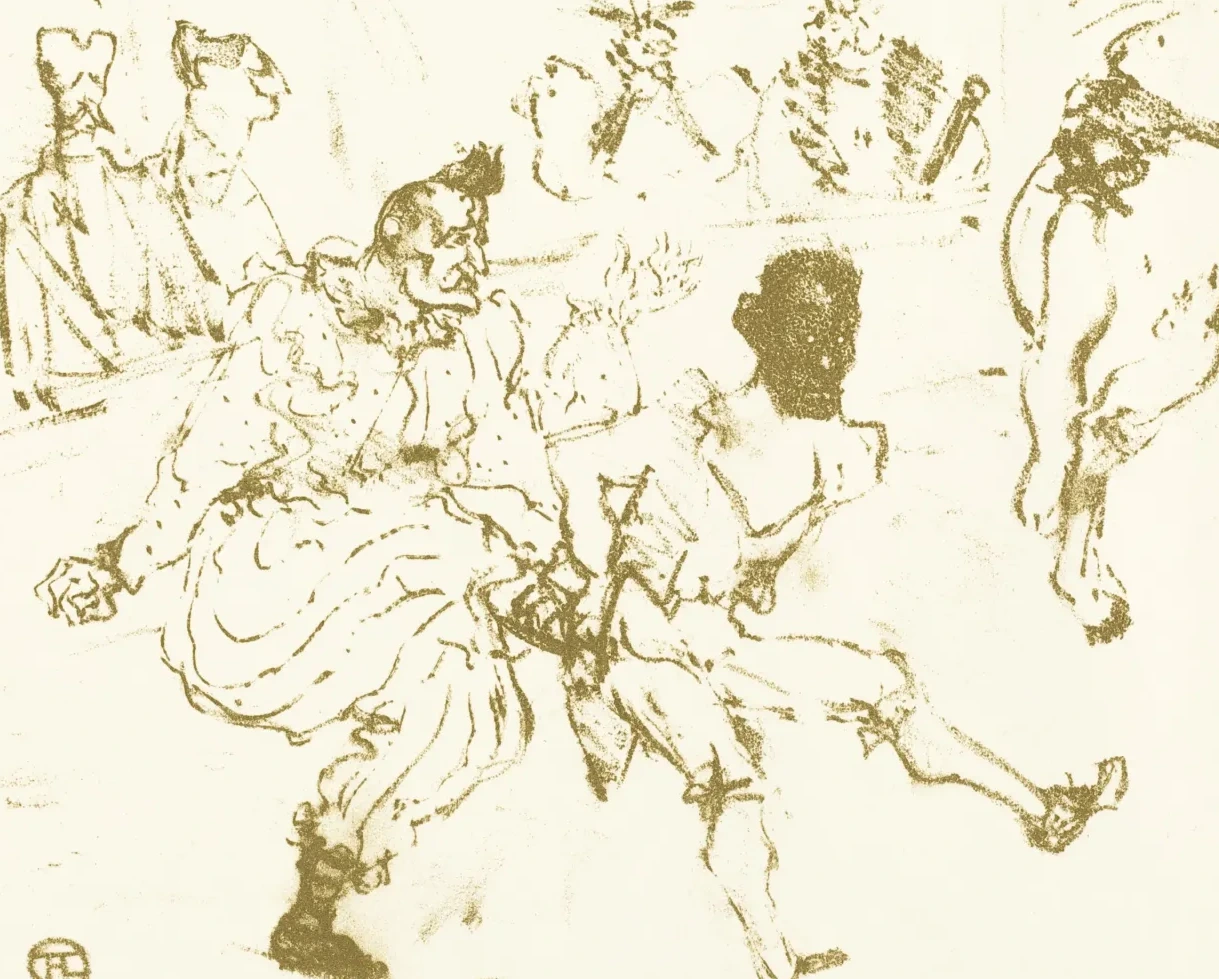 Footit and Chocolat (Footit et Chocolat), Henri de Toulouse-Lautrec