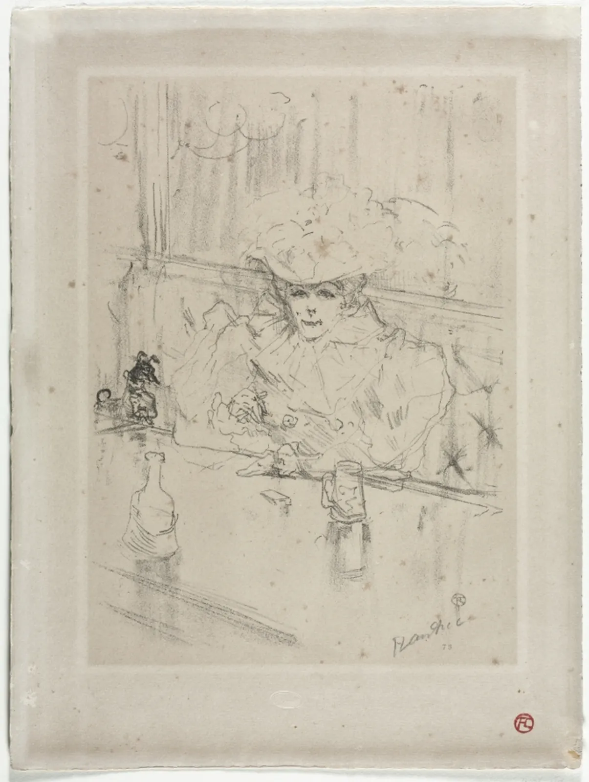 In the Hanneton, Henri de Toulouse-Lautrec
