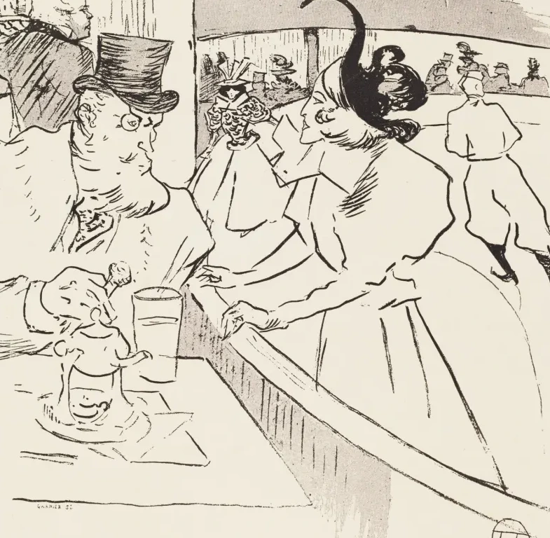 In the Skating Professional Beauty, Henri de Toulouse-Lautrec
