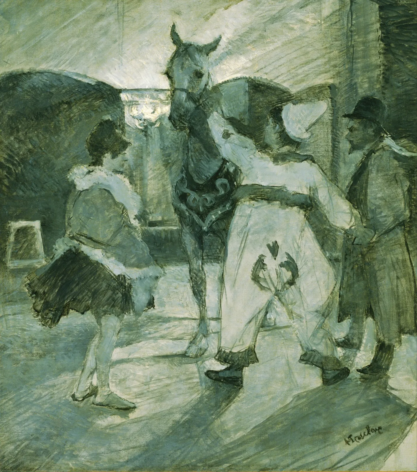 In the Wings at the Circus, Henri de Toulouse-Lautrec