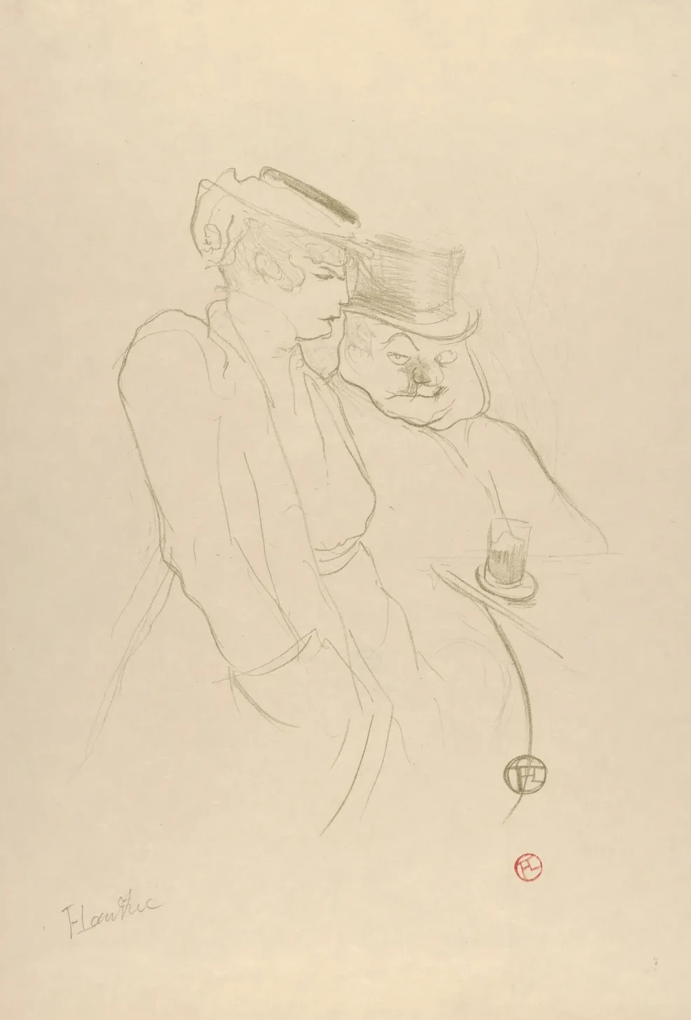 In Their Forties, Henri de Toulouse-Lautrec