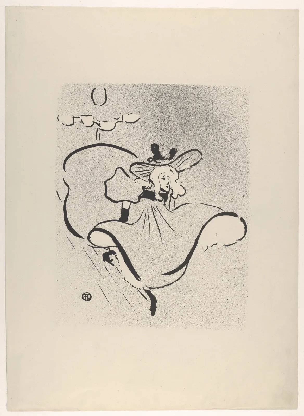 Jane Avril (from Le Café Concert), Henri de Toulouse-Lautrec