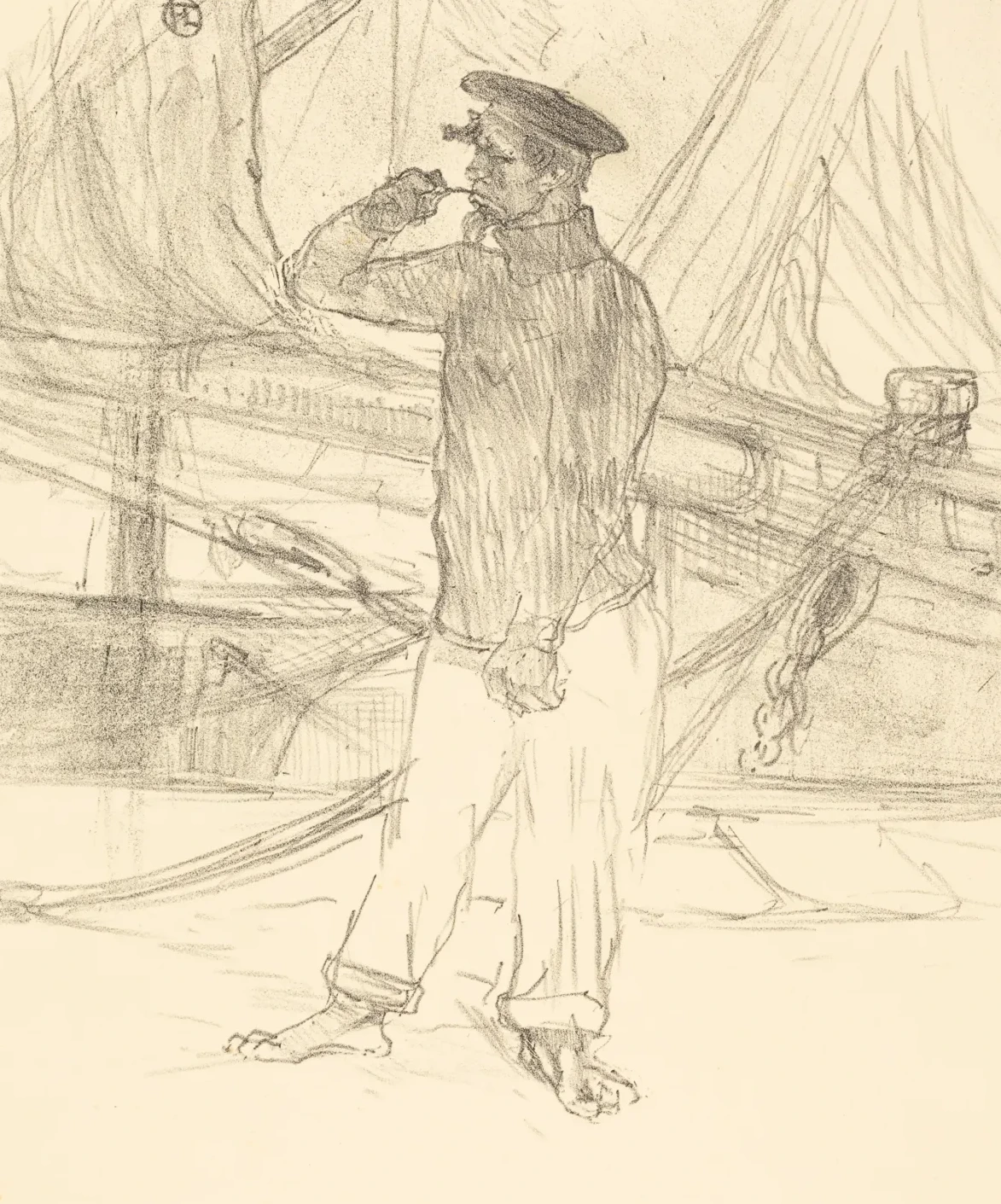 L'hareng saur, Henri de Toulouse-Lautrec
