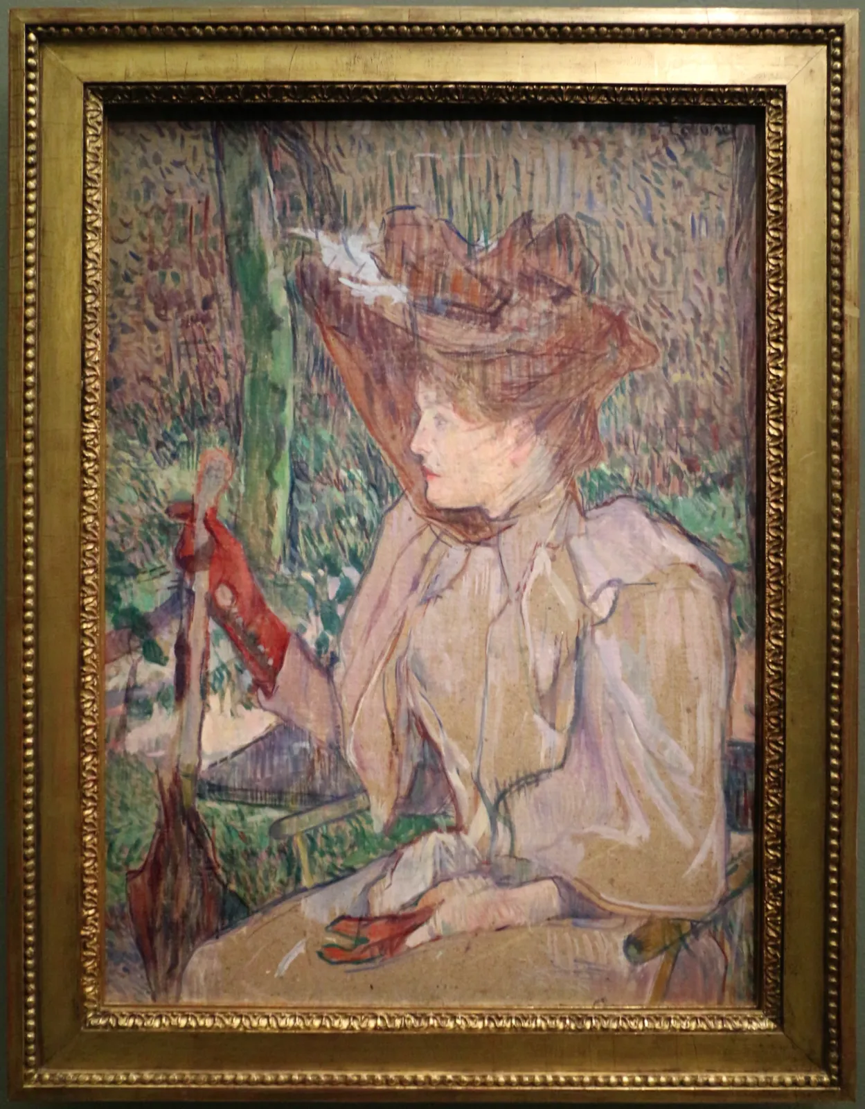 La Femme aux gants, Henri de Toulouse-Lautrec