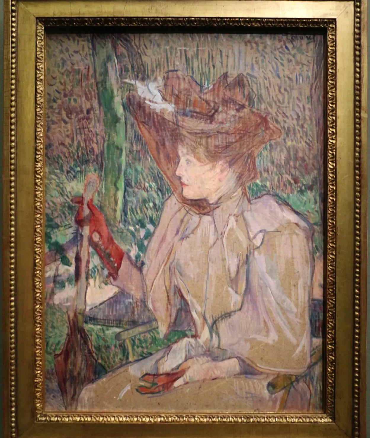 La Femme aux gants, Henri de Toulouse-Lautrec