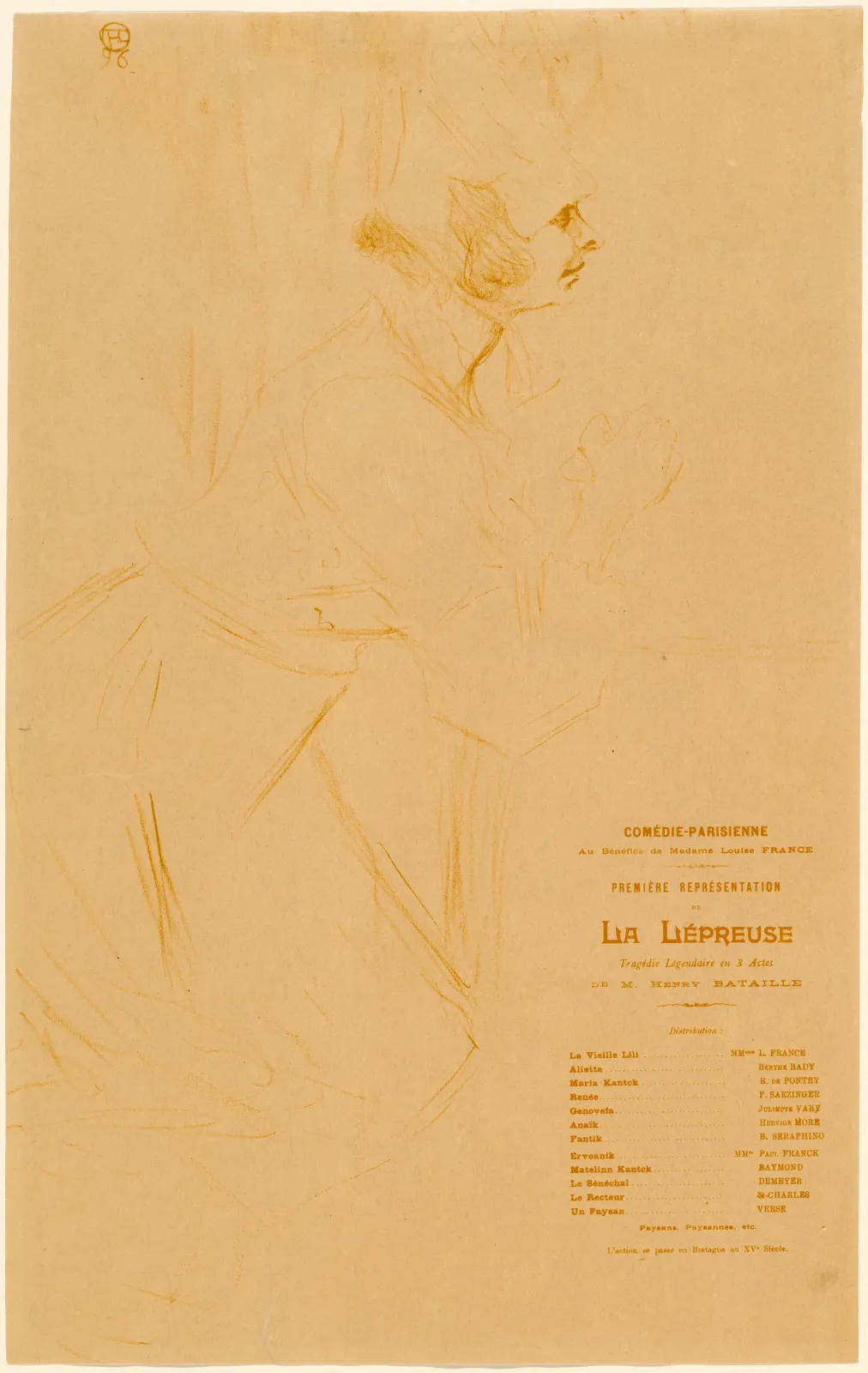 La Lépreuse, Henri de Toulouse-Lautrec