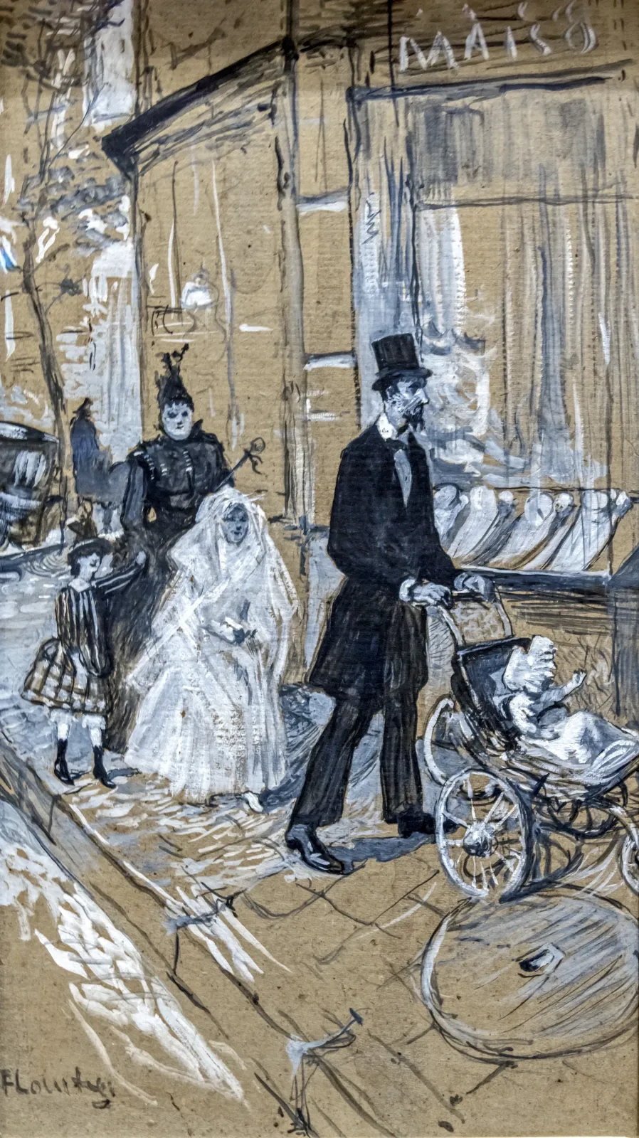 La Première communion, Henri de Toulouse-Lautrec