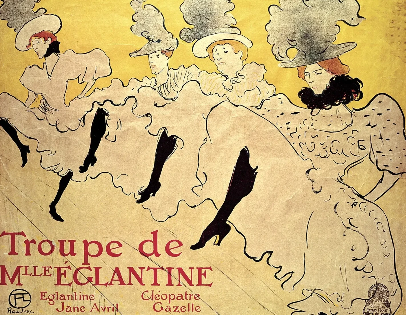 La Troupe de Mademoiselle Eglantine, Henri de Toulouse-Lautrec