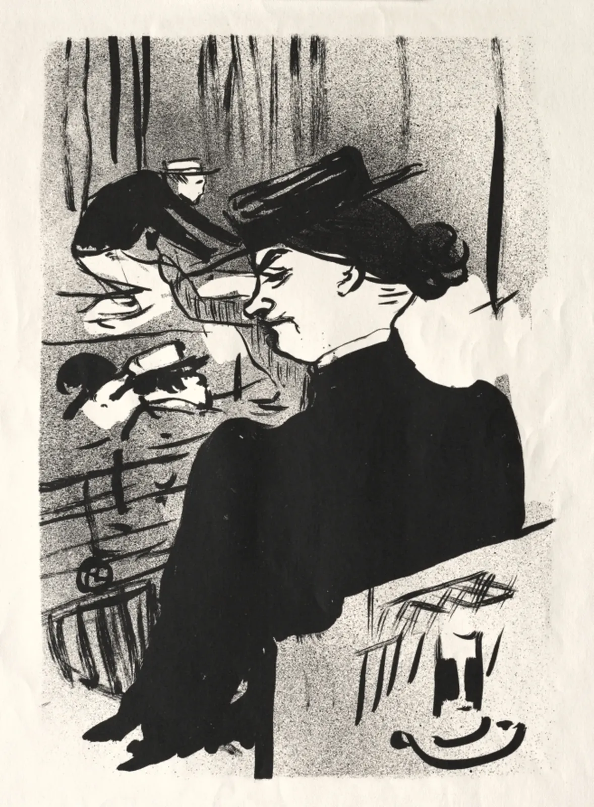 Le Café-concert: Une Spectatrice, Henri de Toulouse-Lautrec