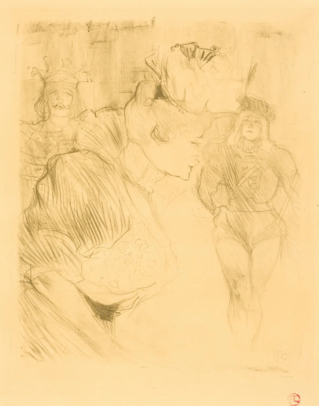 Lender Bowing (Lender saluant), Henri de Toulouse-Lautrec