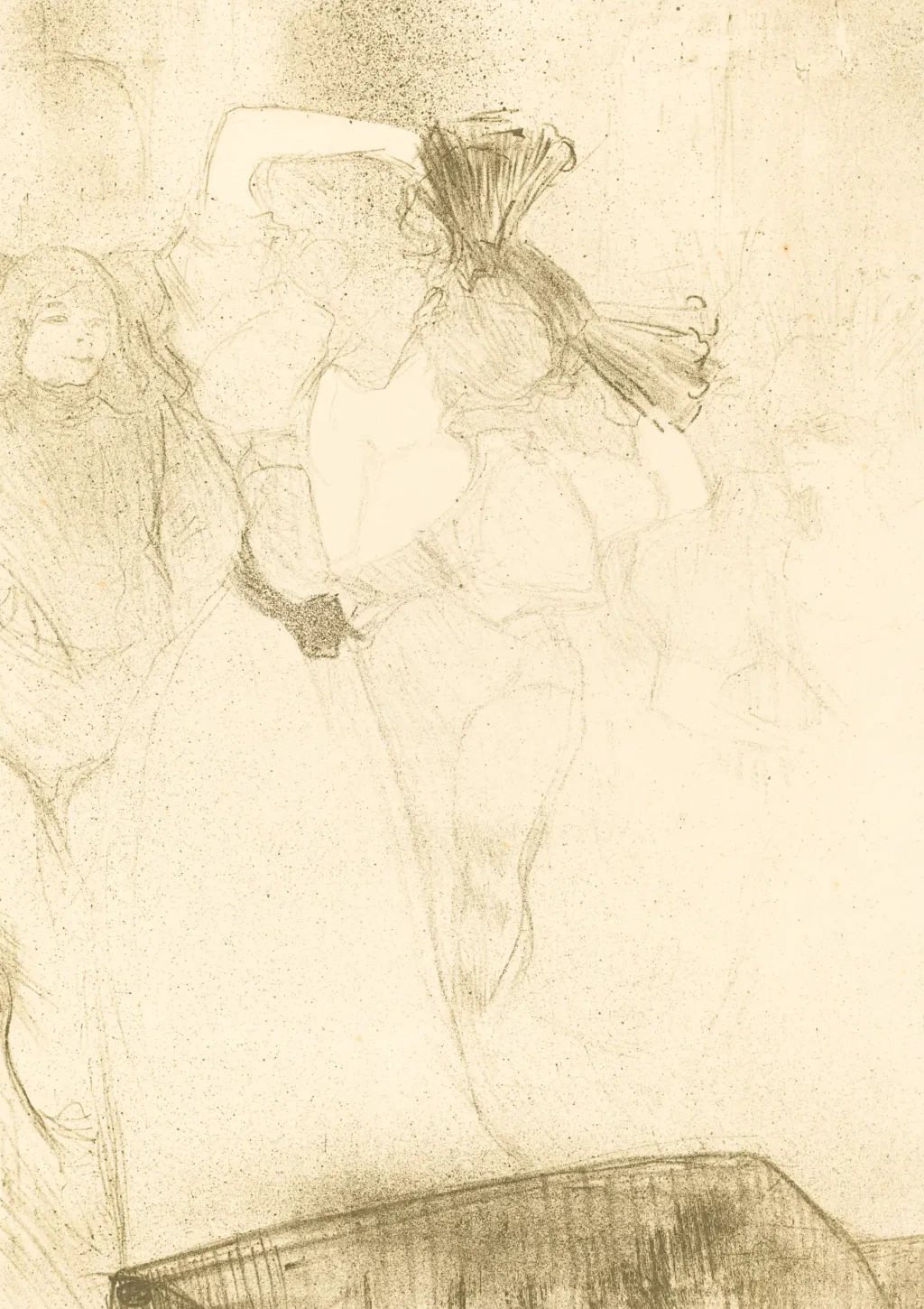 Lender de dos, dansant le boléro dans "Chilpéric", Henri de Toulouse-Lautrec