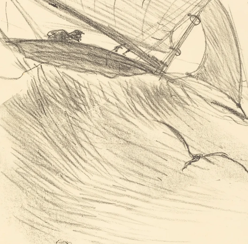 Les hirondelles de mer, Henri de Toulouse-Lautrec