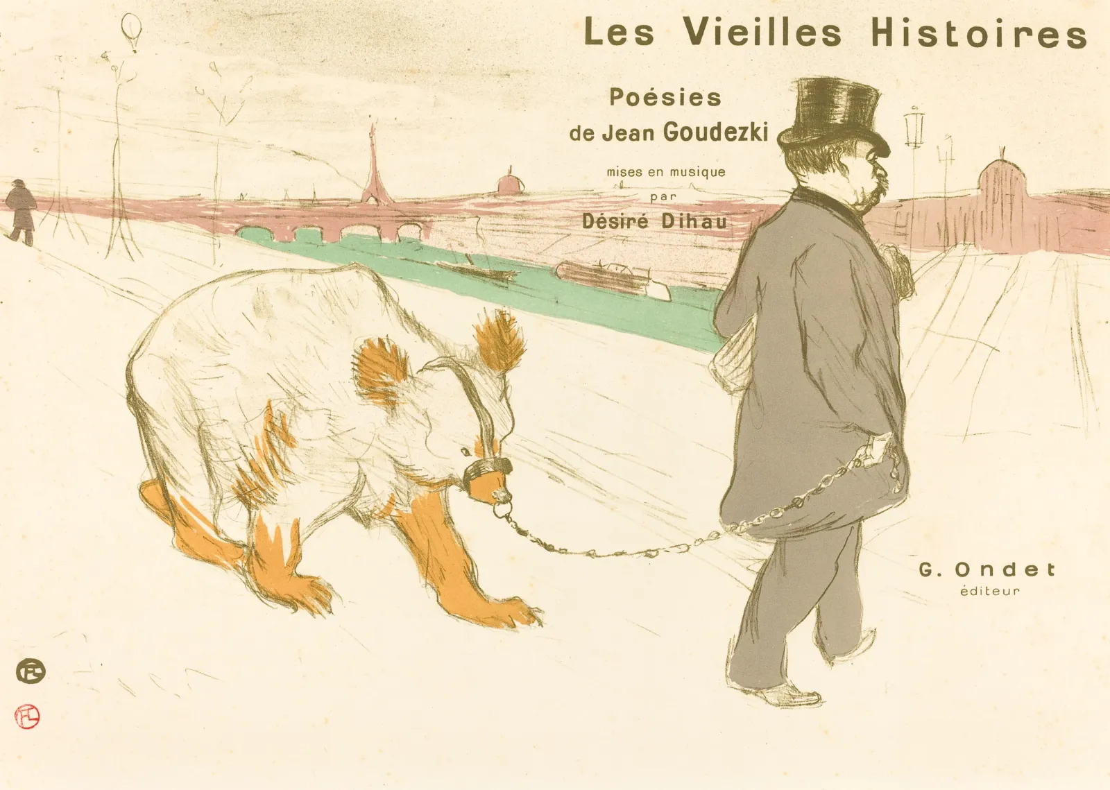 Les Vielles Histoires (cover/frontispiece), Henri de Toulouse-Lautrec