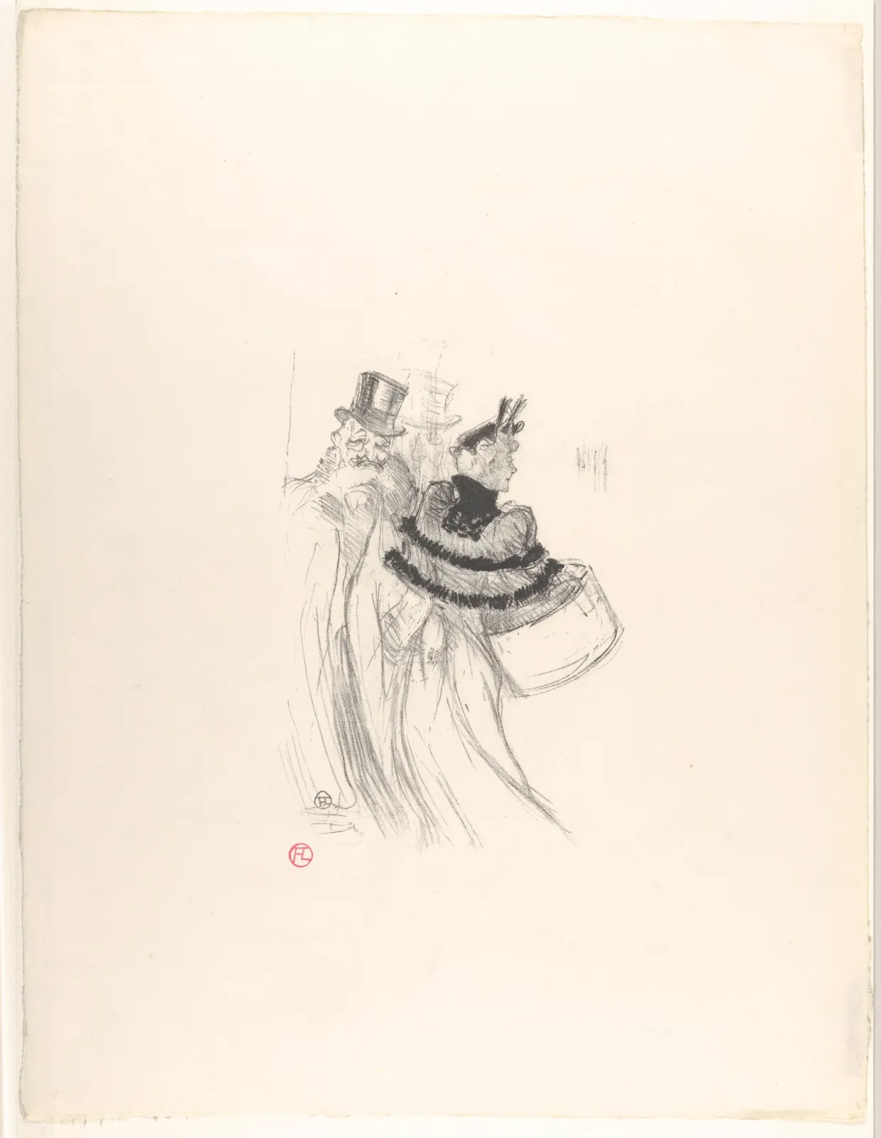 "Les Vieux Messieurs" (The Old Gentlemen), Henri de Toulouse-Lautrec