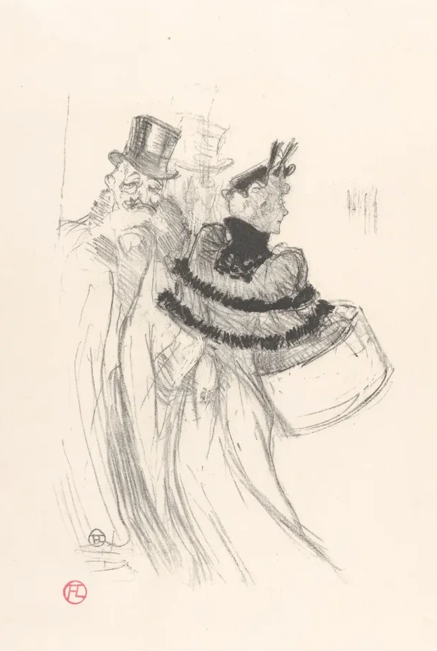 "Les Vieux Messieurs" (The Old Gentlemen), Henri de Toulouse-Lautrec