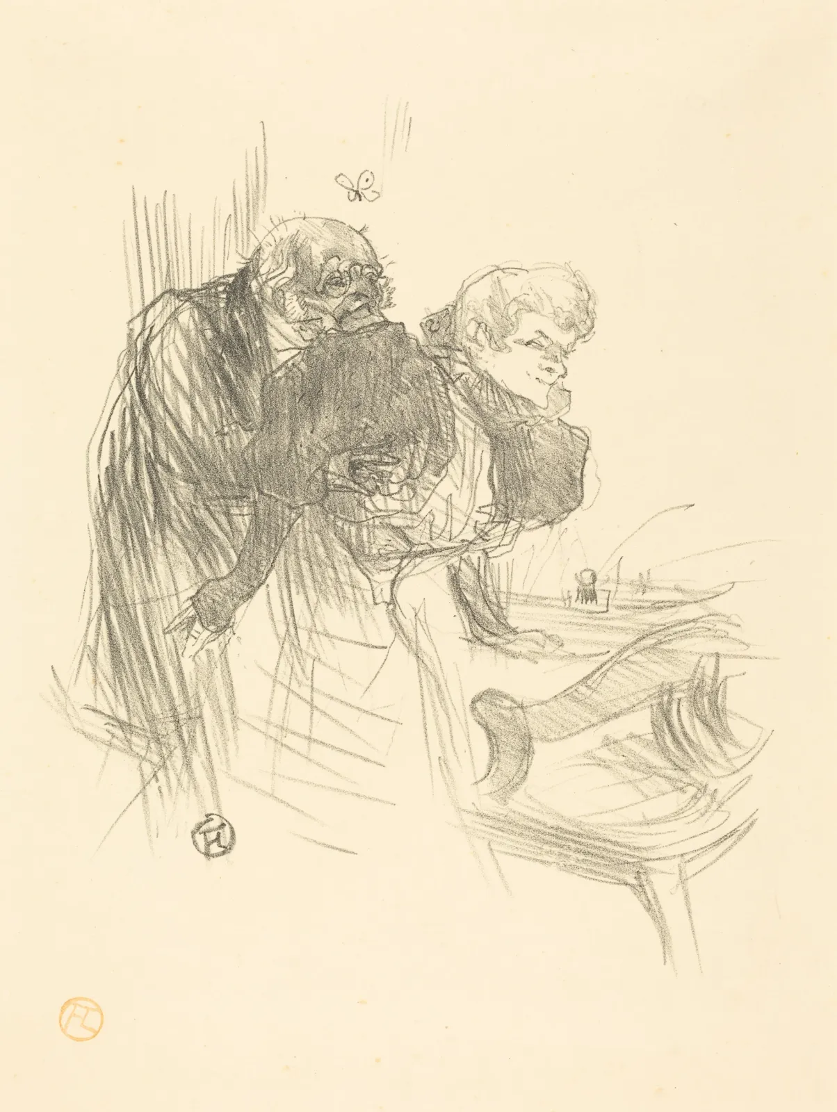 Les vieux papillons, Henri de Toulouse-Lautrec