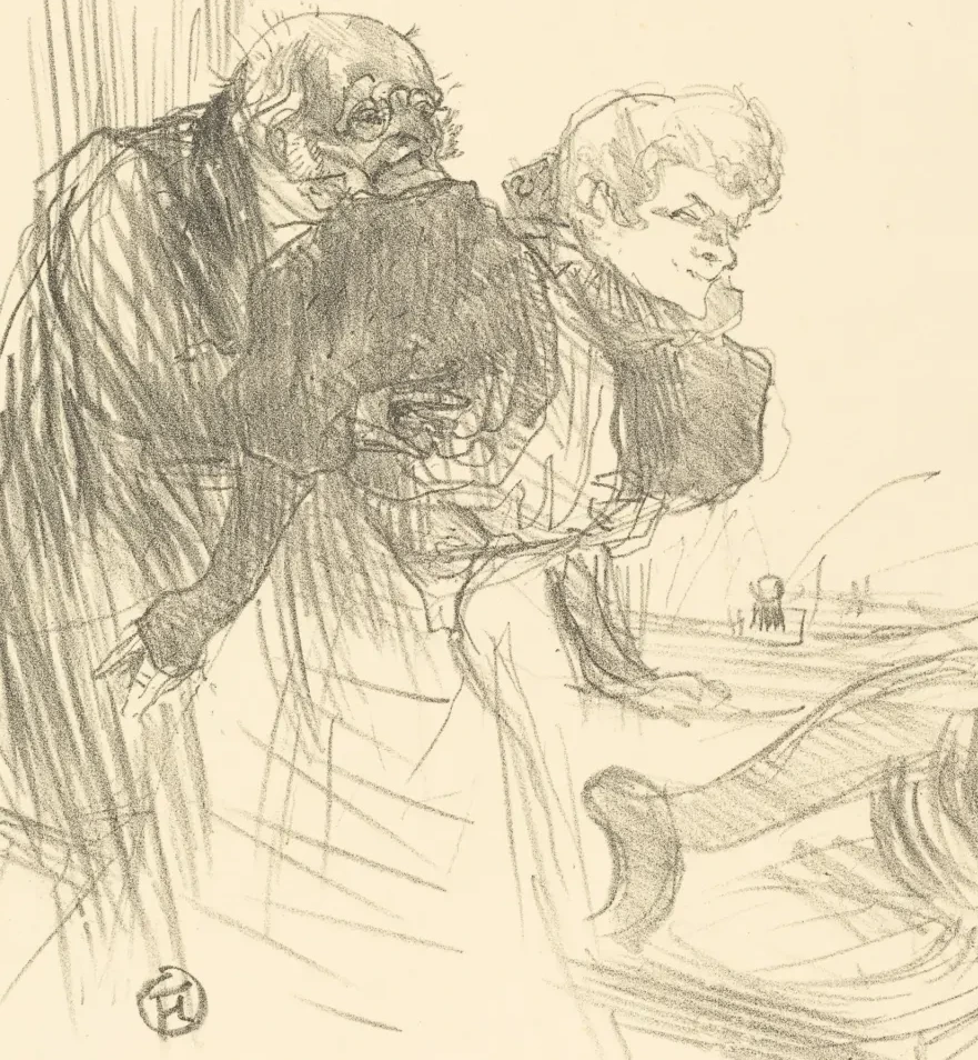 Les vieux papillons, Henri de Toulouse-Lautrec
