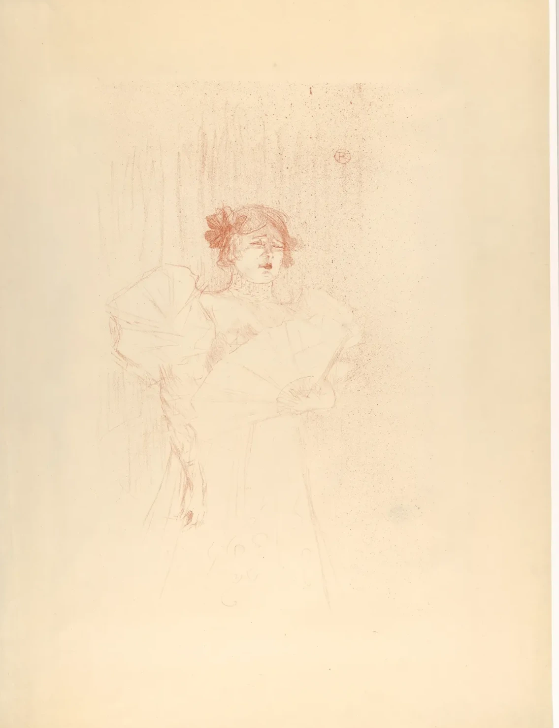 Luce Myrès (Front View), Henri de Toulouse-Lautrec