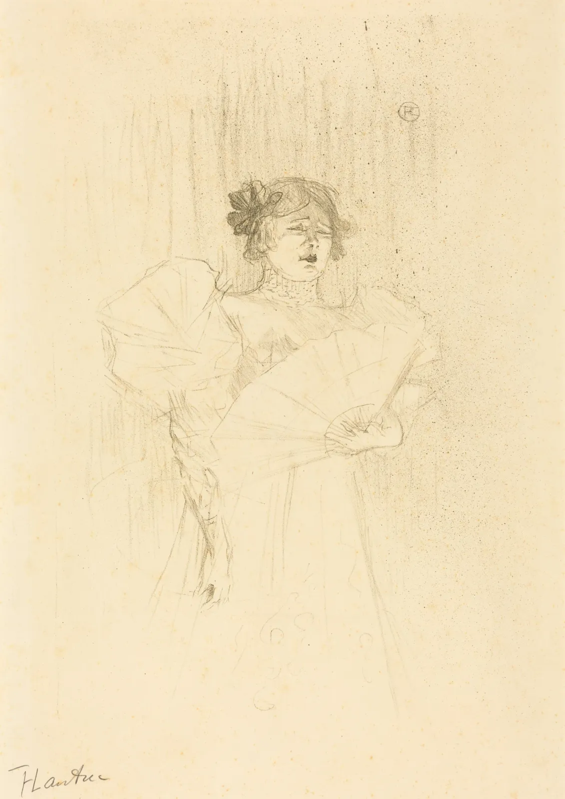 Luce Myres Full Face (Luce Myrès, de face), Henri de Toulouse-Lautrec