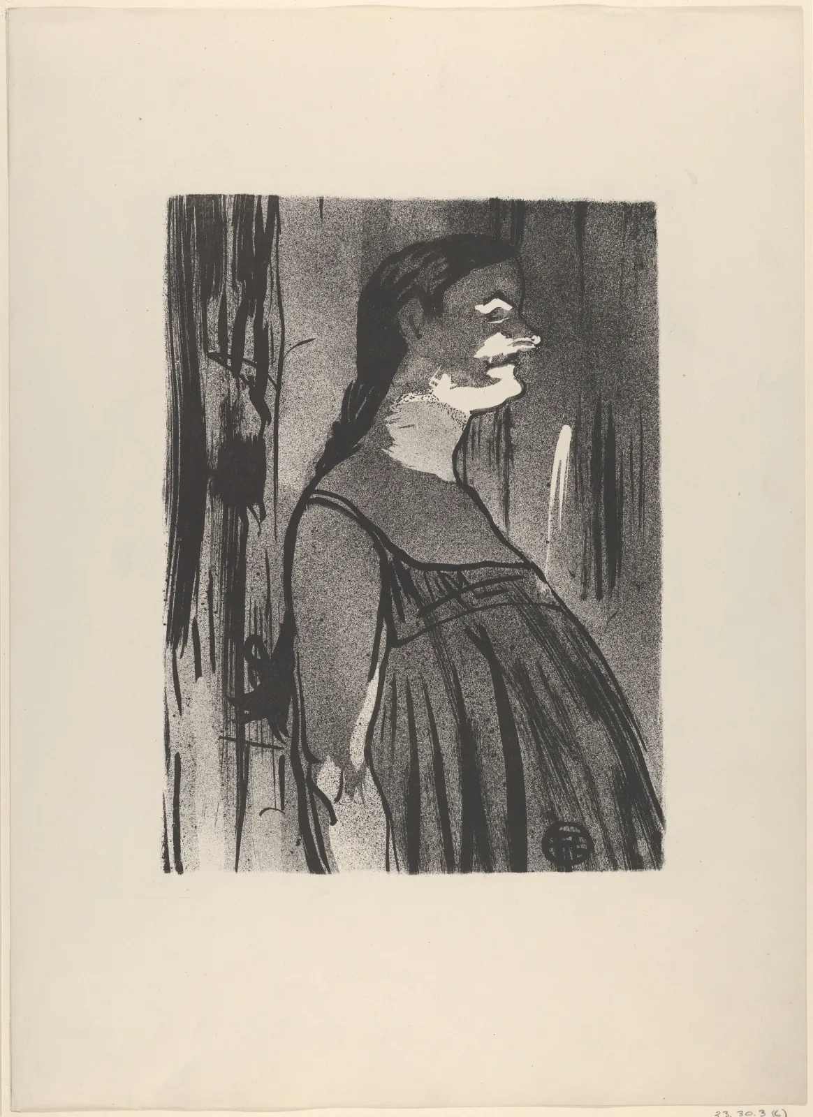 Madame Abdala, from "Le Café Concert", Henri de Toulouse-Lautrec