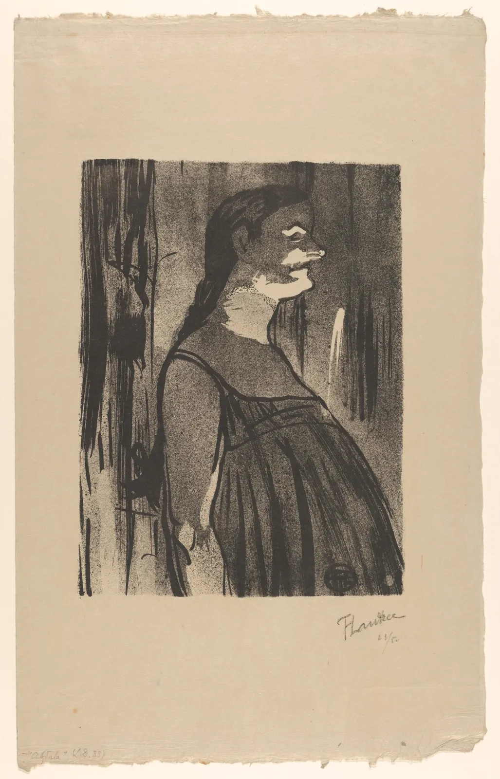 Madame Abdala (from Le Café Concert), Henri de Toulouse-Lautrec