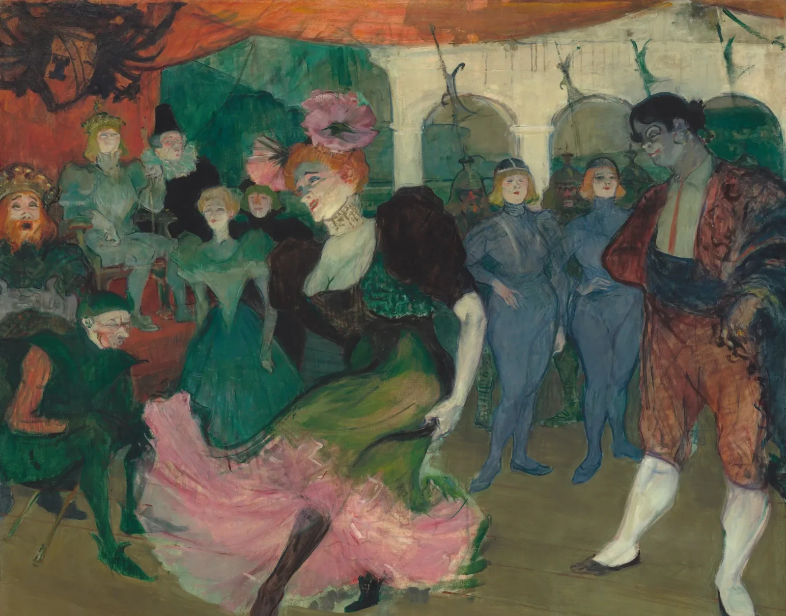 Marcelle Lender Dancing the Bolero in "Chilpéric", Henri de Toulouse-Lautrec