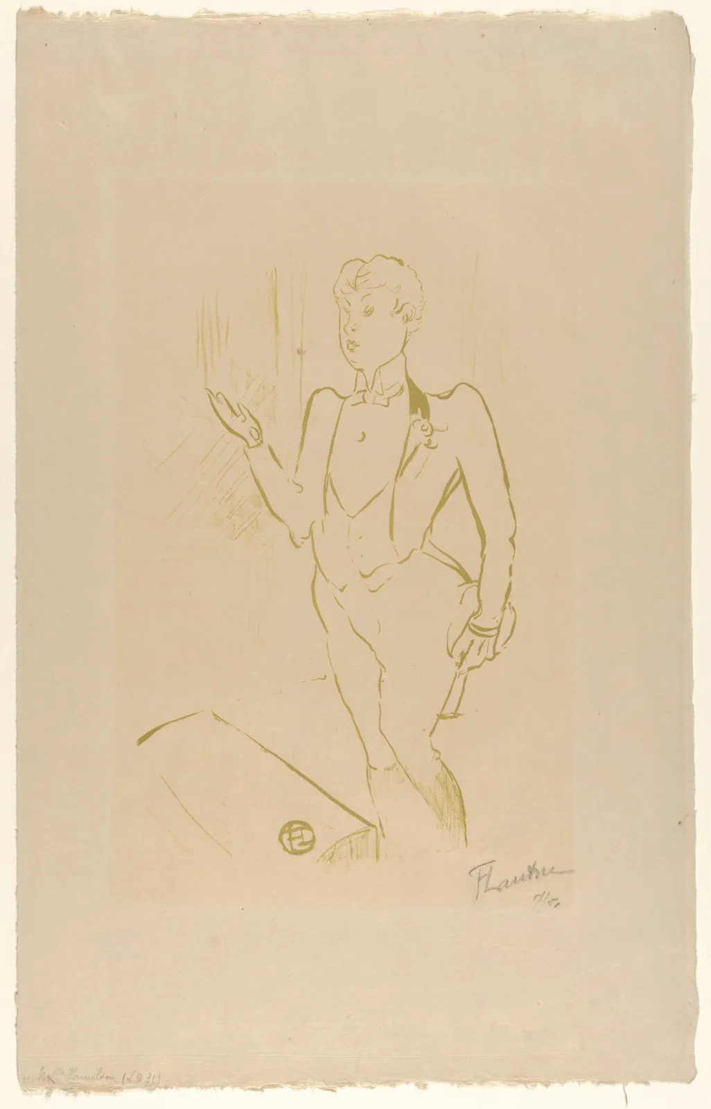 Mary Hamilton (from Le Café Concert), Henri de Toulouse-Lautrec