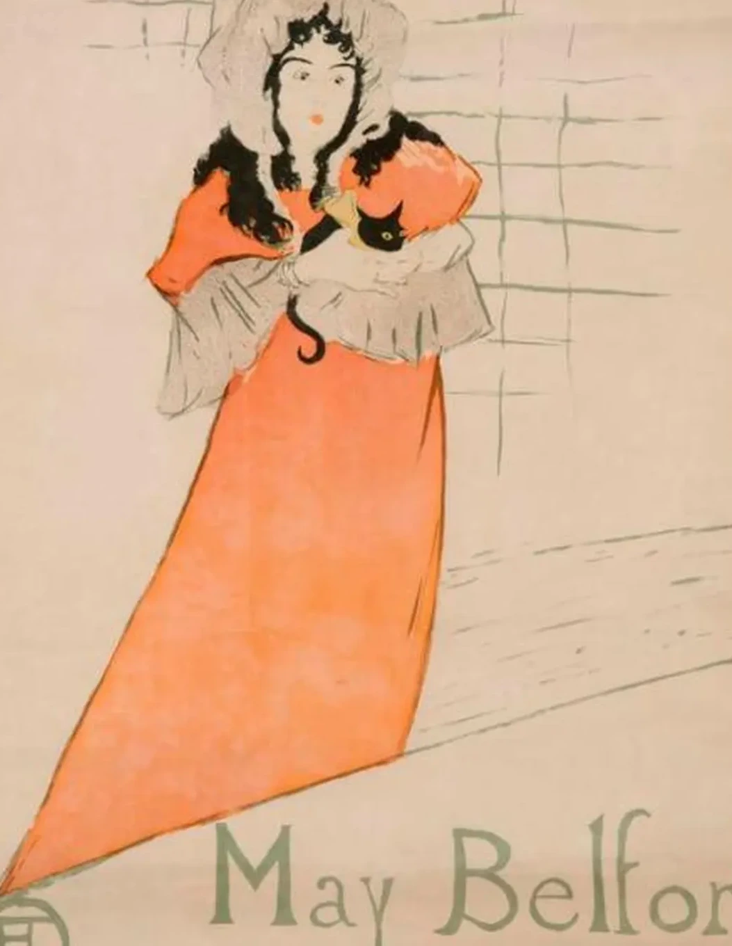 May Belfort - Henri de Toulouse-Lautrec, Henri de Toulouse-Lautrec