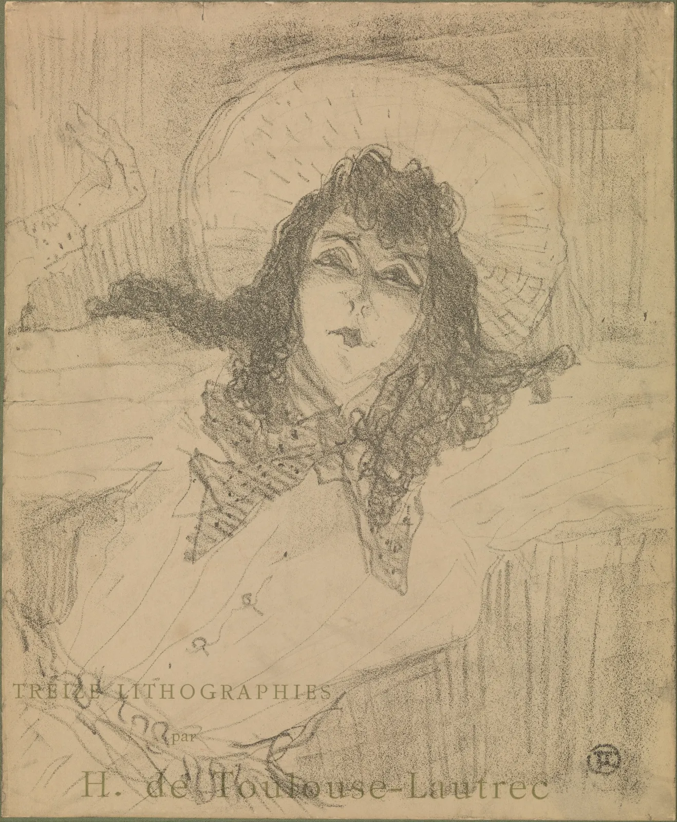 May Belfort, Title page for "Treize Lithographies", Henri de Toulouse-Lautrec